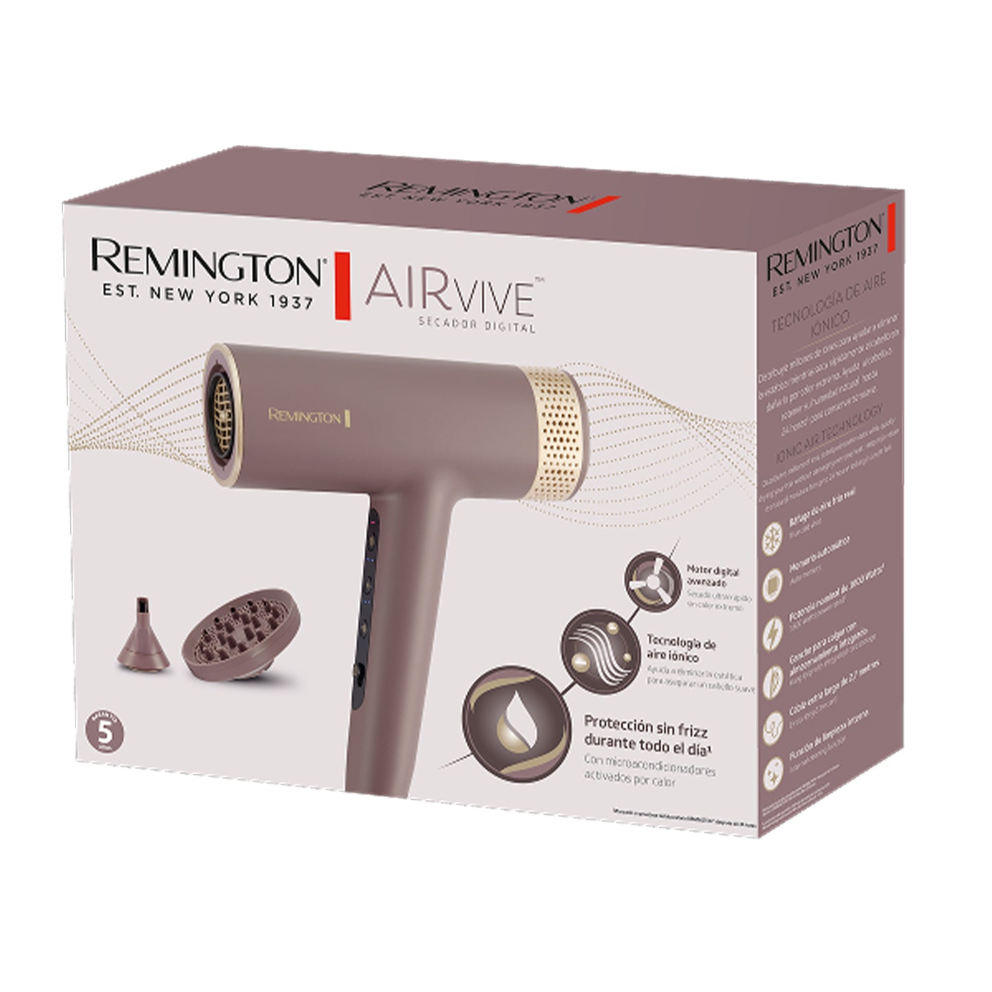 SPECTRUM REMINGTON SECADOR DIGITAL AIR VIVE
