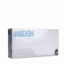 AMBIDERM GUANTE DE NITRILO NEGRO XCHICO 100PZ