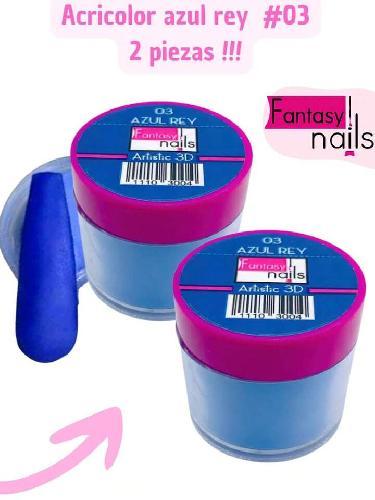 FANTASY NAILS ACRICOLOR AZUL REY #3