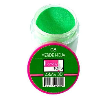 FANTASY NAILS ACRICOLOR VERDE HOJA #8