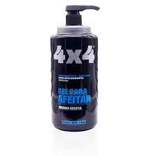 4X4 GEL PARA AFEITAR 1KG MENTA