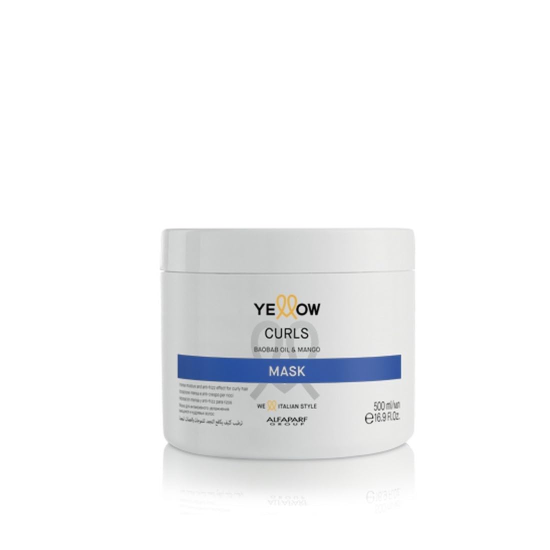 YELLOW CURLS MASK