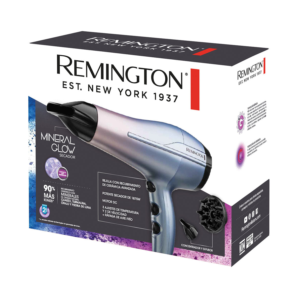 SPECTRUM REMINGTON SECADOR MINERAL GLOW