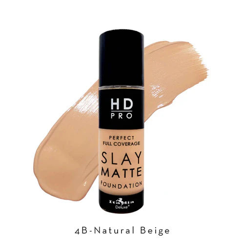 ITALIA MAQUILLAJE LIQUIDO SLAY MATTE HD NATURAL BEIGE 4B