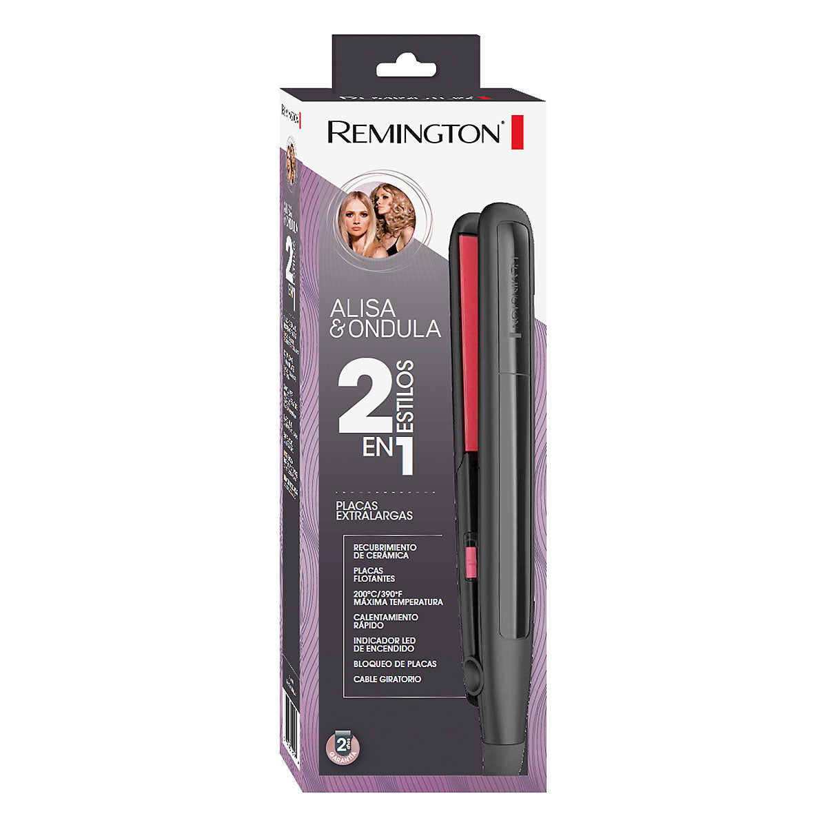 SPECTRUM REMINGTON ALISADORA CON PLACAS INFUNDIDAS