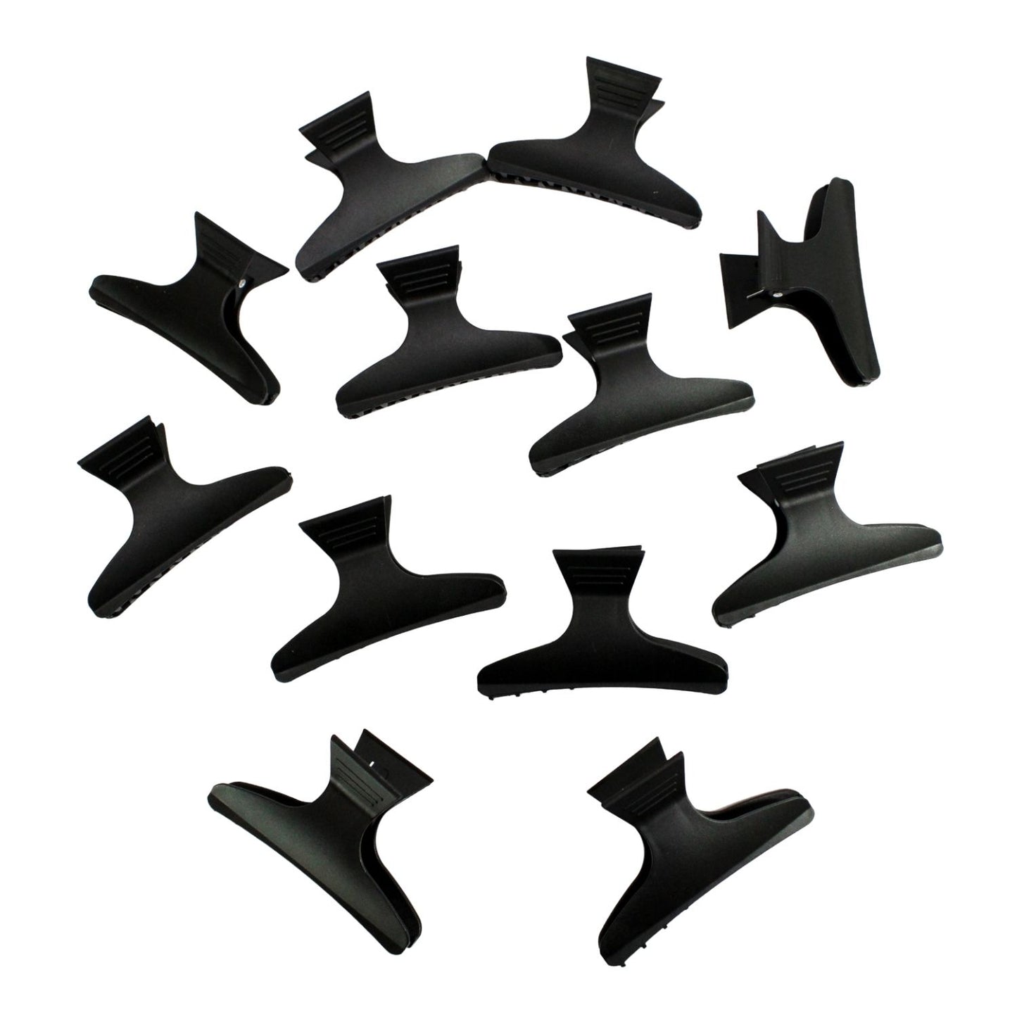 HAIRSTAR PINZAS PARA PELO NEGRAS 12PZ