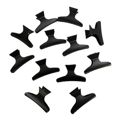 HAIRSTAR PINZAS PARA PELO NEGRAS 12PZ