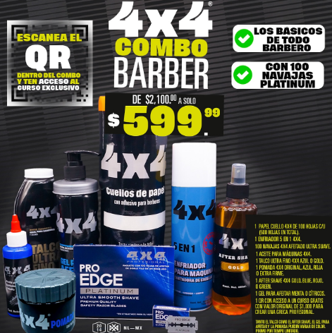 4X4 COMBO BARBER