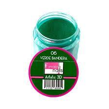 FANTASY NAILS ACRICOLOR VERDE BANDERA #6