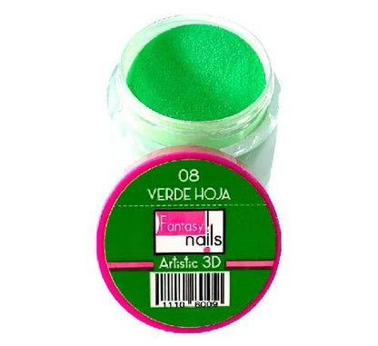 FANTASY NAILS ACRICOLOR VERDE HOJA #8