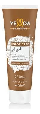 YELLOW COLOR CARE REFRESH MASK .32 COOL BROWN 250ML