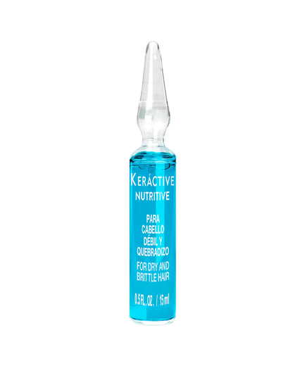 COLORTECH KERACTIVE NUTRITIVE AMPOLLETA AZUL PARA CABELLO DEBIL Y QUEBRADIZO