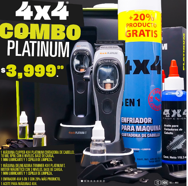 4x4 PROFESIONAL COMBO PLATINUM