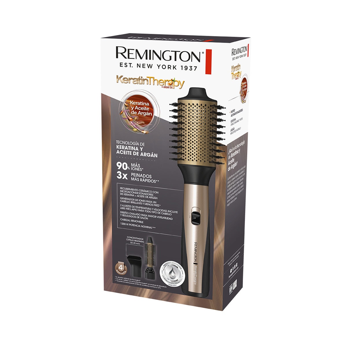 SPECTRUM REMINGTON CEPILLO KERATIN THERAPY