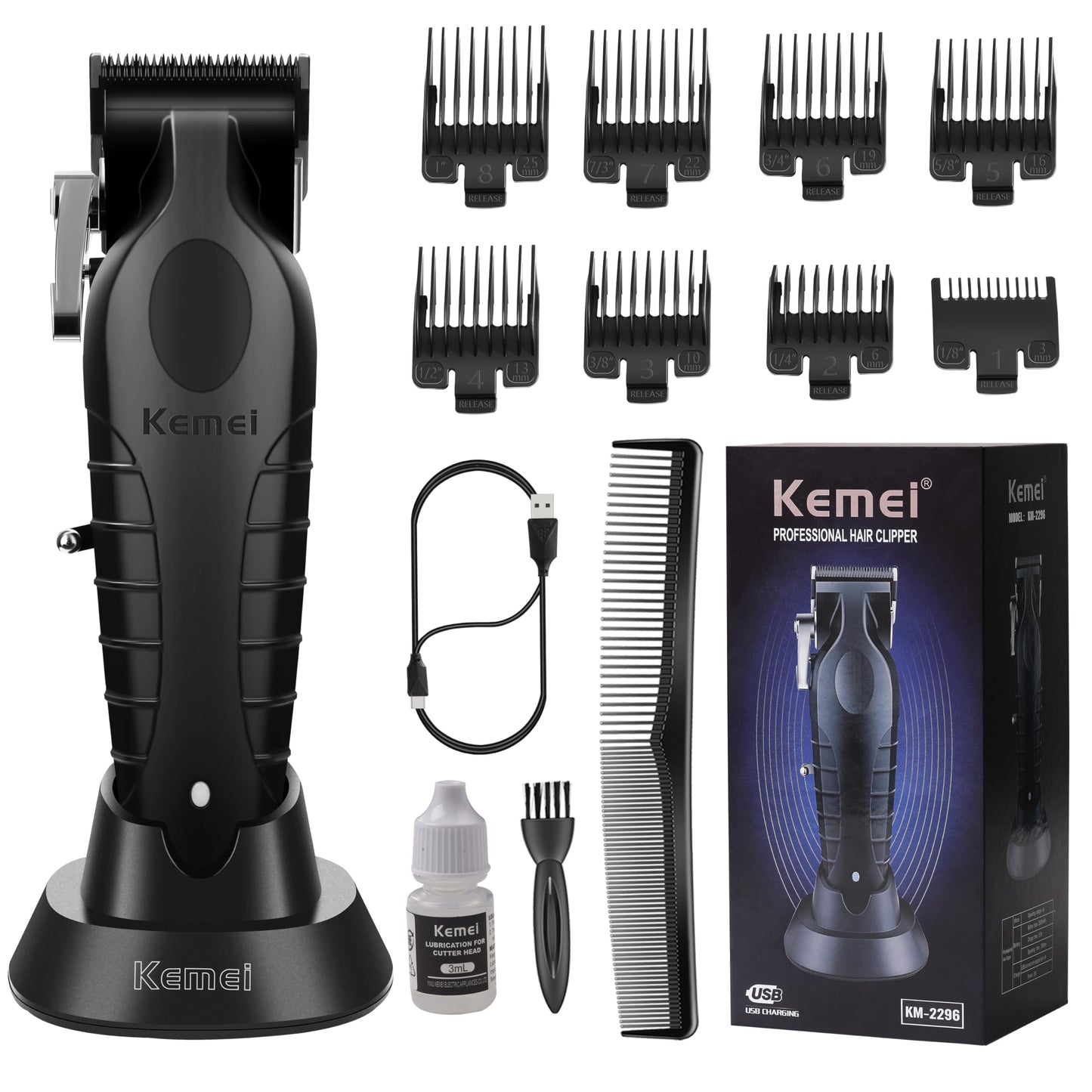 KEMEI MAQUINA CORTADORA DE CABELLO KM-2296