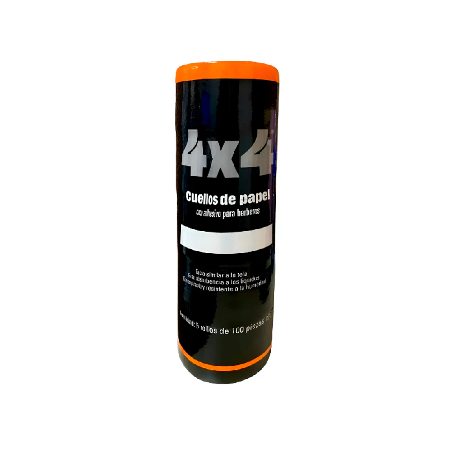 4X4 PAPEL CUELLERO 5 ROLLOS DE 100PZ