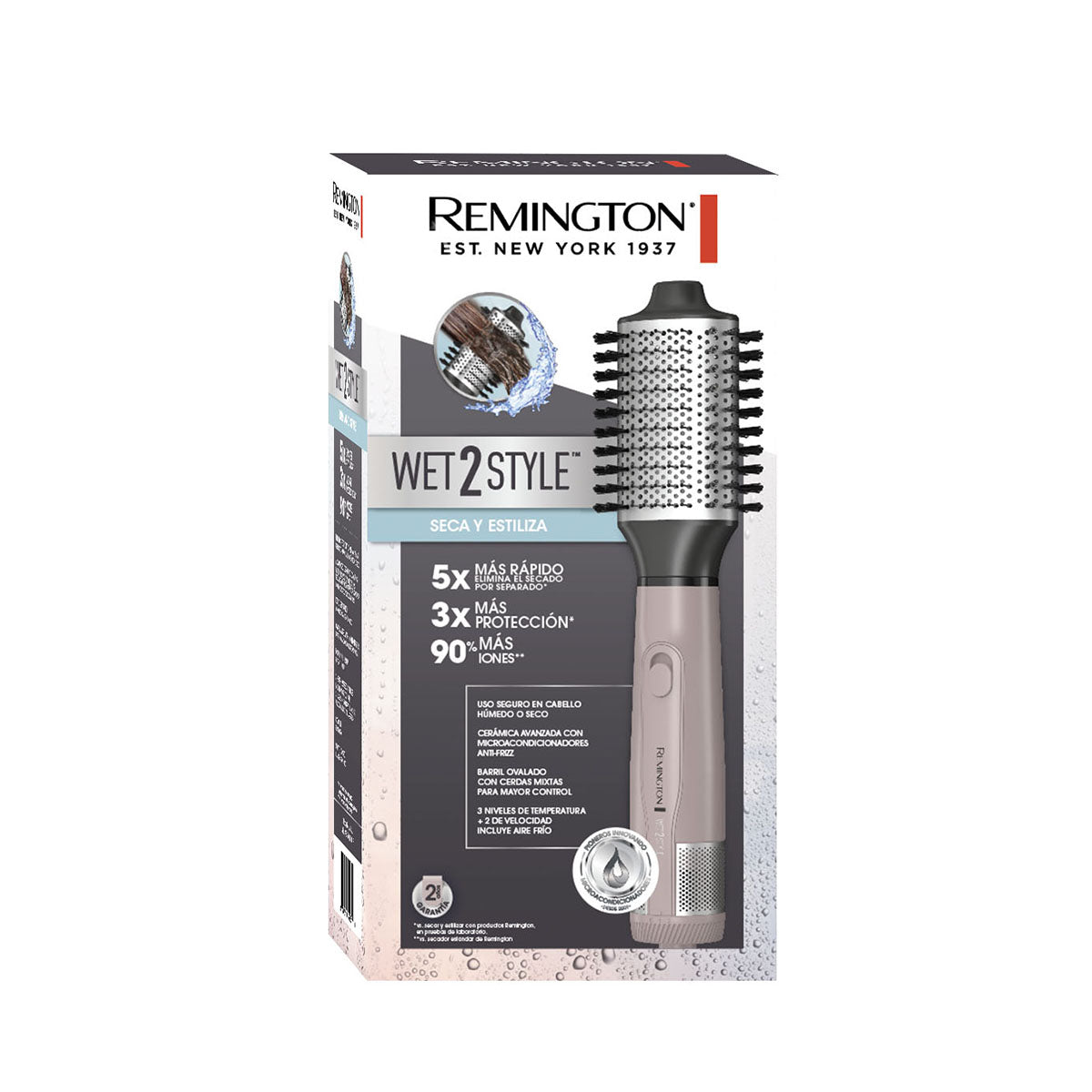 SPECTRUM REMINGTON CEPILLO DE AIRE WET 2 STYLE