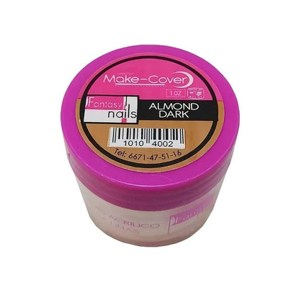 FANTASY NAILS ACRILICO MAKE UP ALMOND DARK 1 onz