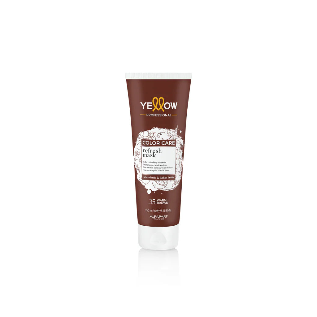YELLOW COLOR CARE REFRESH MASK .35 WARM BROWN 250ML